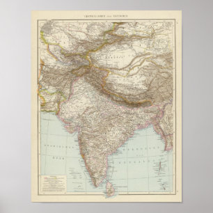 Affiches Centralasien, Ostindien - Asie centrale et du Sud