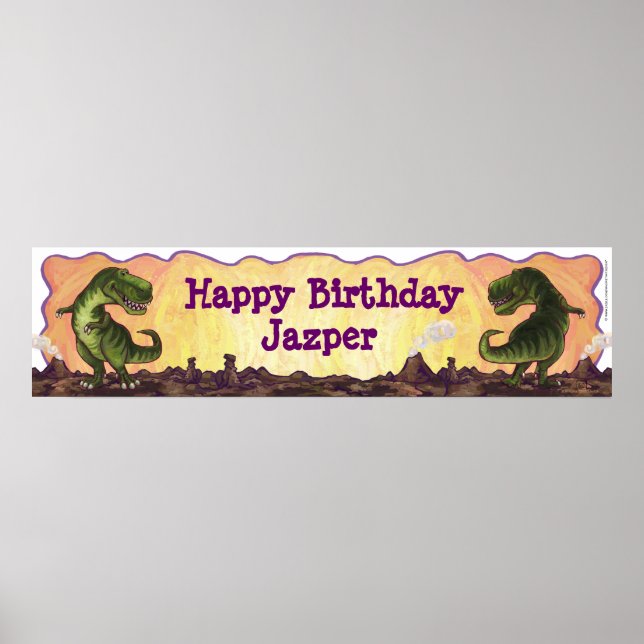 Affiches Centre du Parti Tyrannosaurus (Devant)