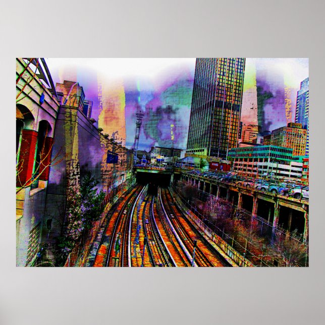 Affiches Centre-ville de Chicago (Devant)