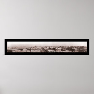 Affiches Centre-ville de Galveston, TX Photo 1910