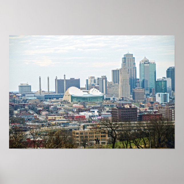 Affiches Centre-ville de Kansas City, Missouri, View (Devant)