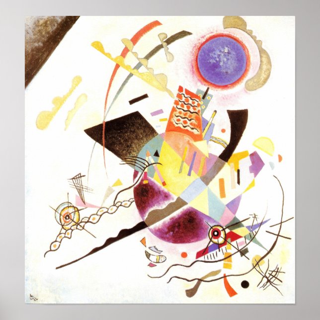 Affiches Cercle bleu (Devant)