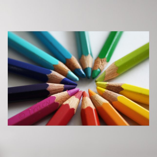 Affiches Cercle de couleur (Devant)