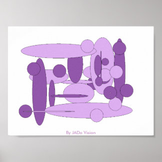 Affiches Cercles Abstraits et ovales
