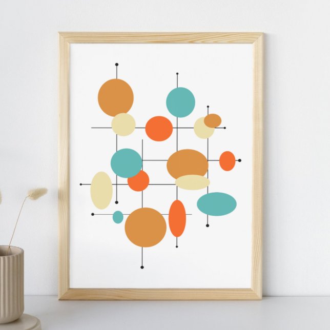 Affiches Cercles de style moderne du milieu du siècle (Créateur téléchargé)