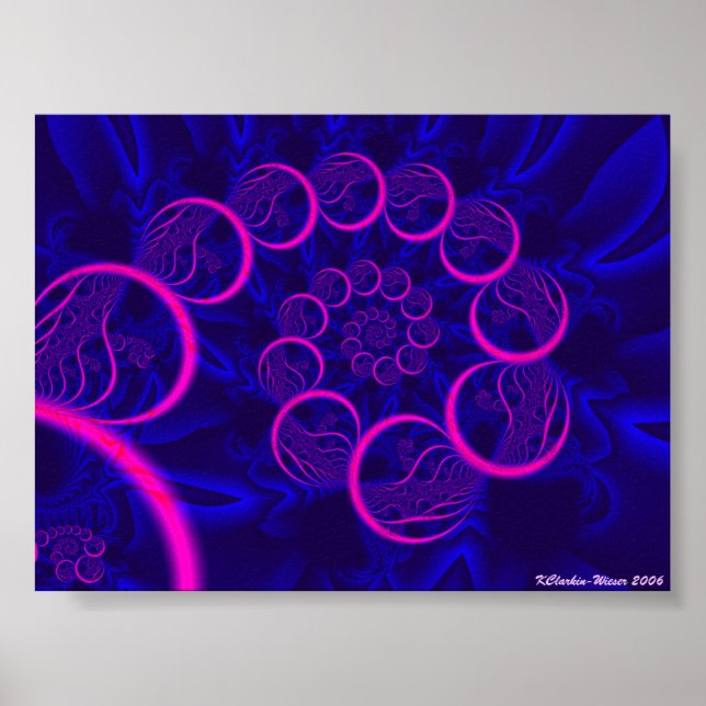 Affiches Cercles roses (Devant)