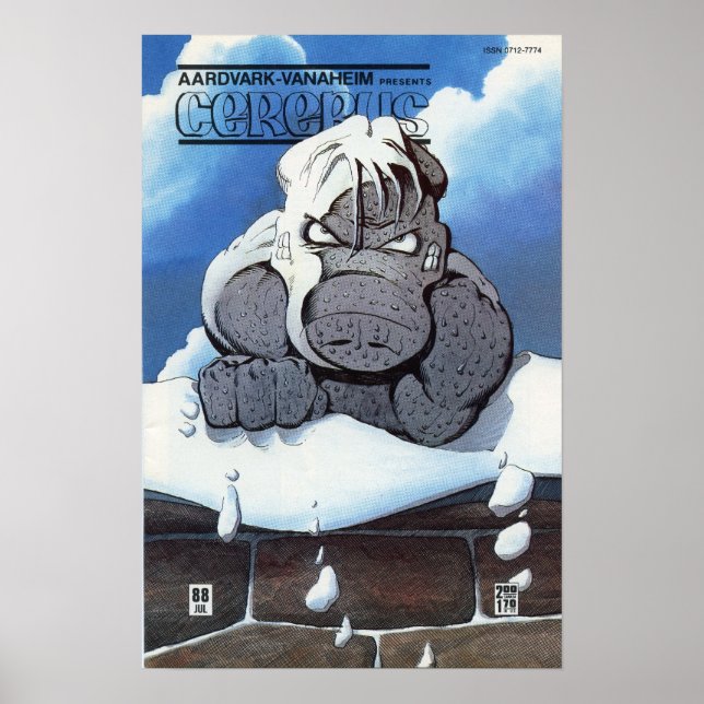 Affiches Cerebus numéro #88 couverture imprimé (Devant)