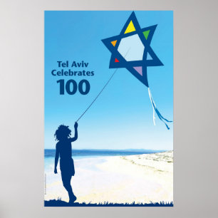 Affiches cerf-volant 100 de Tel Aviv