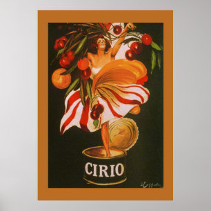 Affiches Cerises Italiennes Cirio Vintage