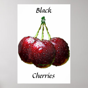 Affiches Cerises noires