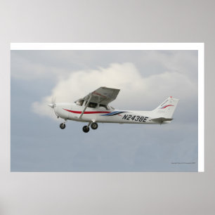 Affiches Cessna 172 au décollage