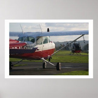 Affiches Cessna 172 et Schweizer 300C