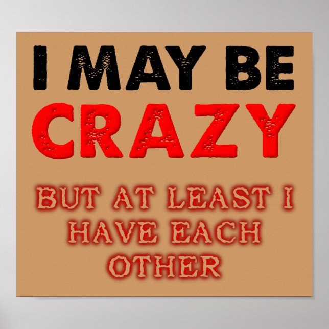 Affiches C'Est Fou, Mais Je Me Suis Donné. (Devant)