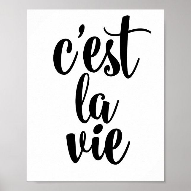 Affiches C'est la vie (Devant)
