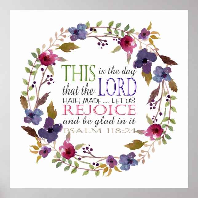 Affiches C'est le jour que le Seigneur a fait (Devant)