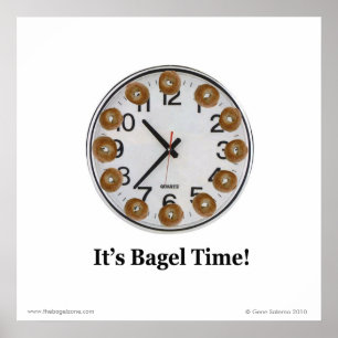 Affiches C'est l'heure des Bagels !