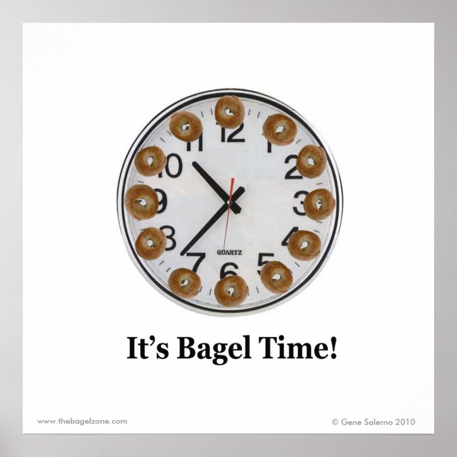 Affiches C'est l'heure des Bagels ! (Devant)