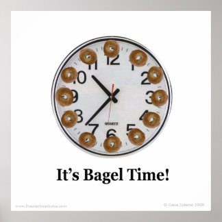Affiches C'est l'heure des Bagels !