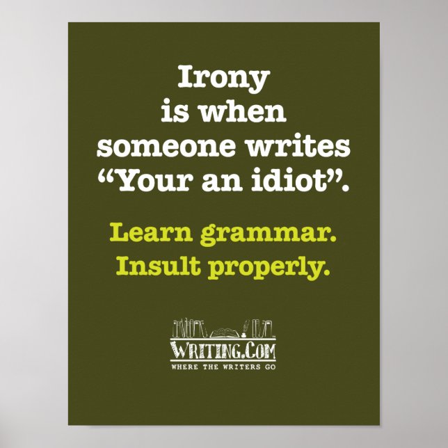 Affiches C'est un idiot. (Devant)