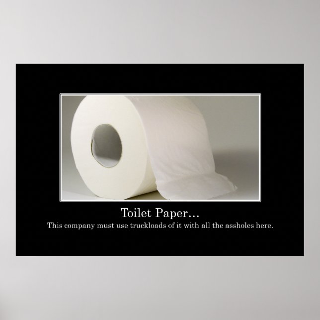 Affiches Cette entreprise doit utiliser beaucoup de papier  (Devant)