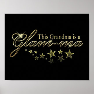 Affiches Cette grand-mère est un glam-ma