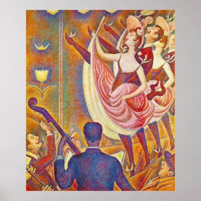 Affiches Chahut, par Georges-Pierre Seurat (Devant)