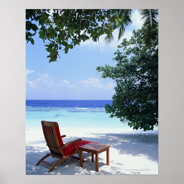 Affiches Chaise de plage (Devant)