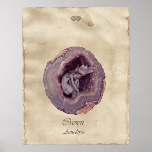 AFFICHES CHAKRA FAE - COURONNE