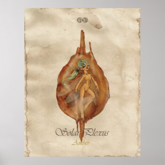 AFFICHES CHAKRA FAE - SOLAIRE PLEXUS