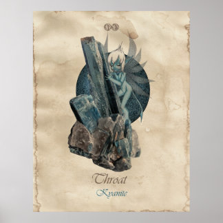 AFFICHES CHAKRA FAE - THROAT