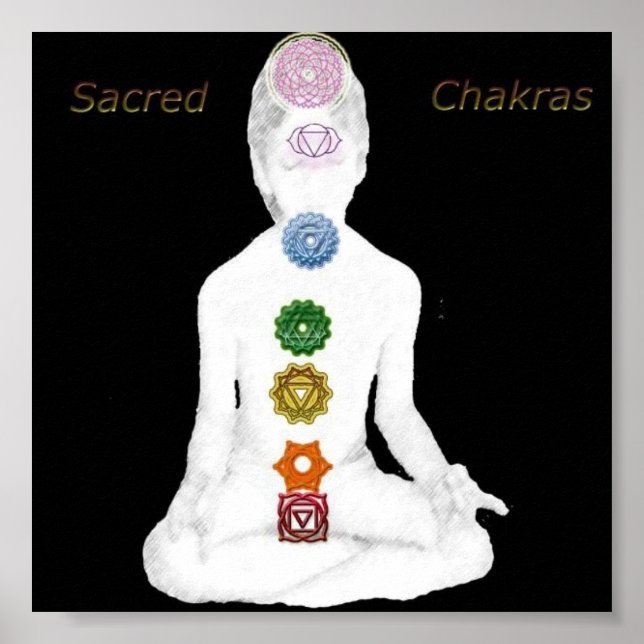 Affiches Chakras sacrés (Devant)