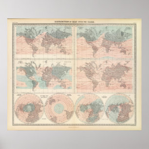 Affiches Chaleur sur le globe
