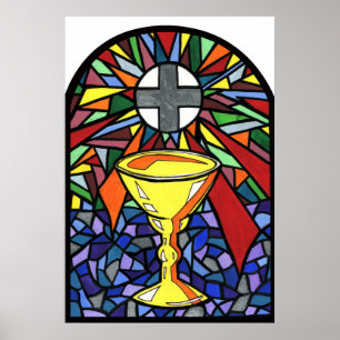 Affiches Chalice en verre tendu