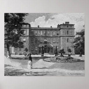 Affiches Chambre de Marlborough, du jardin, 1863