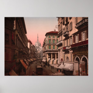 Affiches Chambre de Victor Emmanuel, Milan, Italie