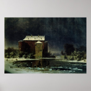 Affiches Chambre hantée dans la neige, 1848