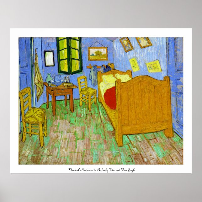 Affiches Chambre Vincent à Arles par Vincent Van Gogh (Devant)
