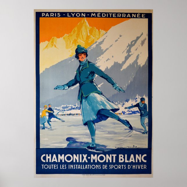 Affiches Chamonix – Mont Blanc (Devant)