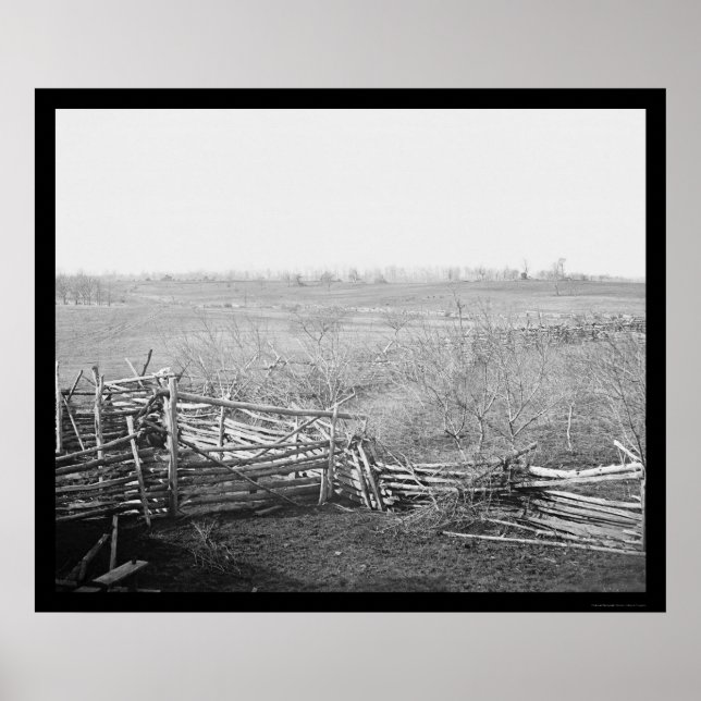 Affiches Champ de bataille Bull Run 1861 (Devant)