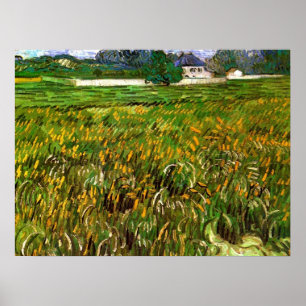 Affiches Champ de blé à Auvers par Vincent van Gogh