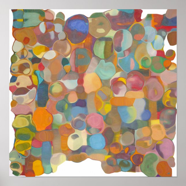Affiches Champ de couleur (Devant)
