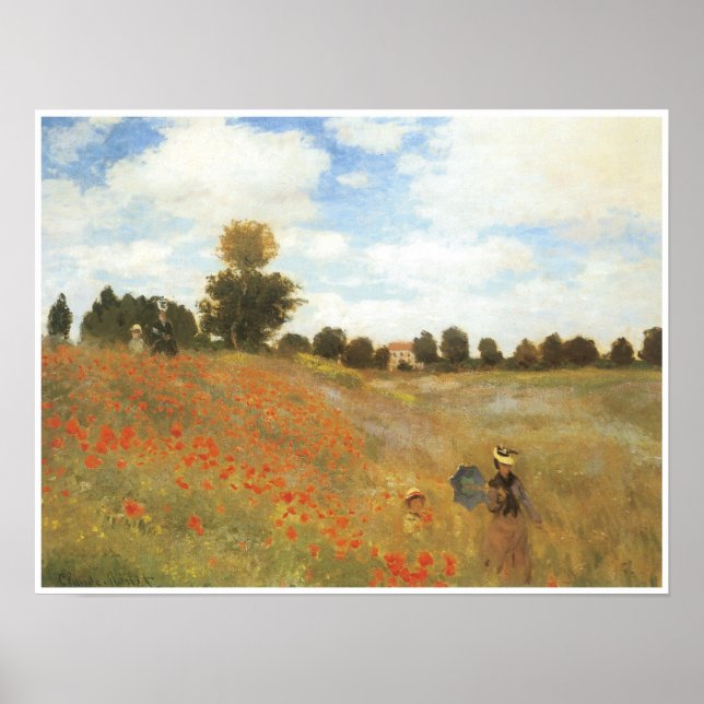 Affiches Champ de pavot à Argenteuil, 1873 (Devant)