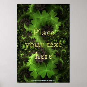 Affiches Champ de trèfle de St Patrick