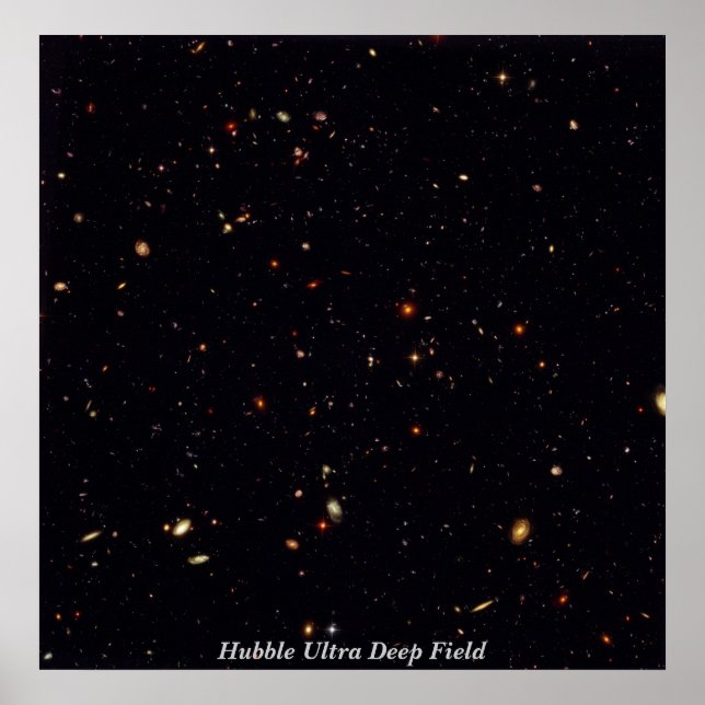 Affiches Champ HubbleUltraDeepField, Champ Hubble UltraDeep (Devant)