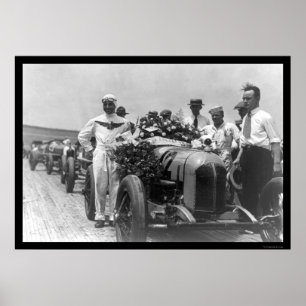 Affiches Champion de course automobile 1925