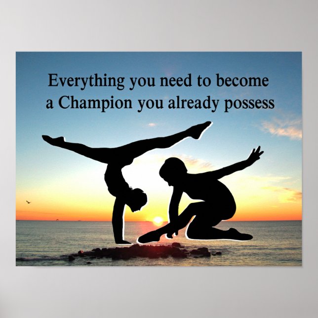 AFFICHES CHAMPION GYMNAST (Devant)