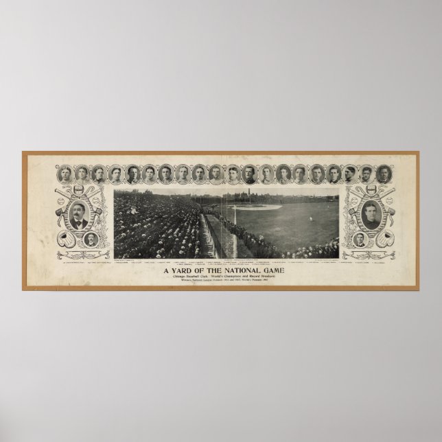 Affiches Champions du monde des Cubs de Chicago et briseurs (Devant)