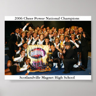 Affiches Champions nationaux Cheer Power 2006