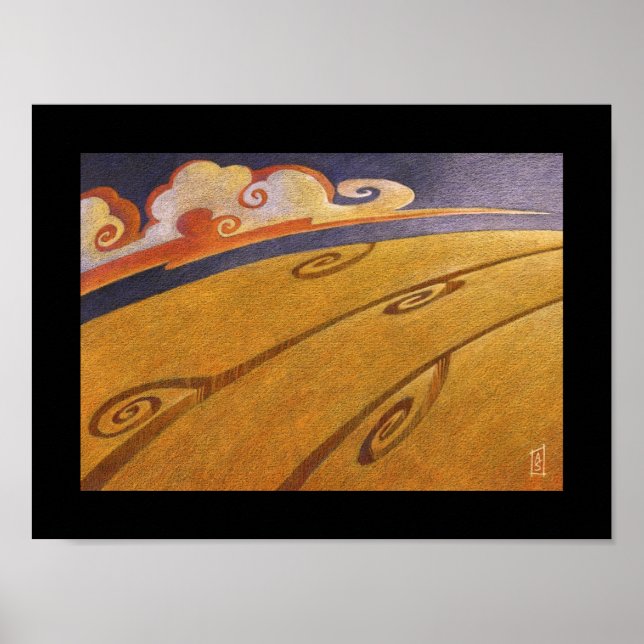 Affiches Champs d'été (Devant)