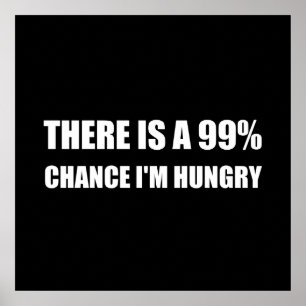 Affiches Chance I Am Hungry